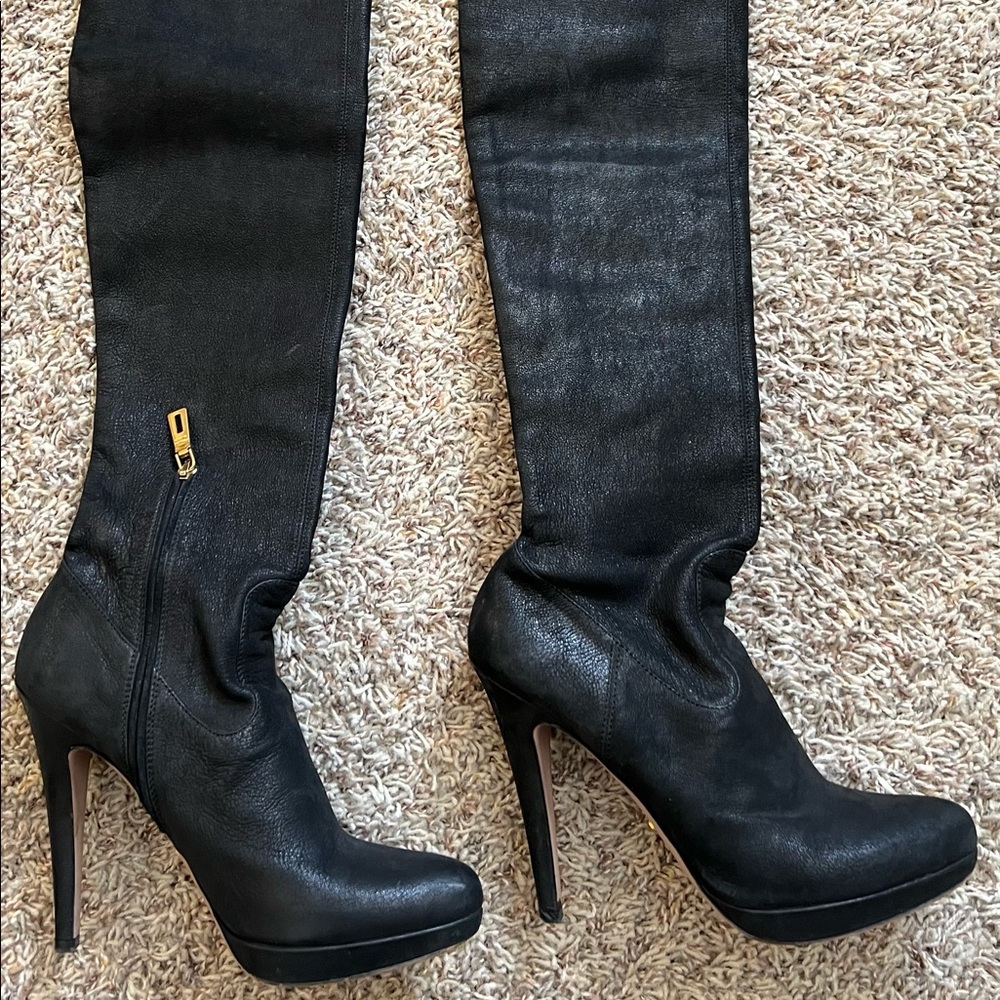 Thigh High Prada Boots